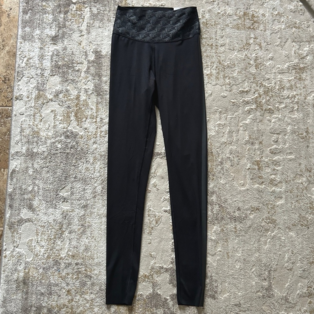 Victoria's‎ Secret PINK Women's Black Relay Logo Leggings NWT - Size M